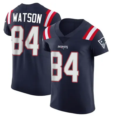 Men's Elite Benjamin Watson New England Patriots Navy Team Color Vapor Untouchable Jersey