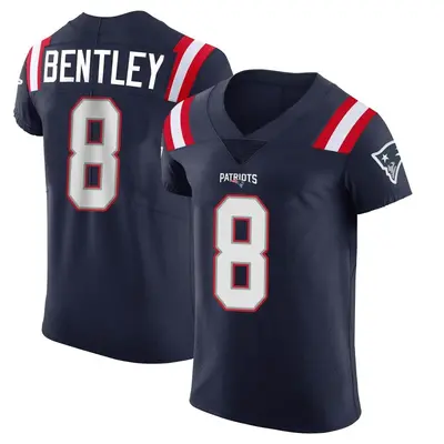 Men's Elite Ja'Whaun Bentley New England Patriots Navy Team Color Vapor Untouchable Jersey