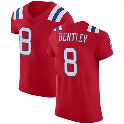 Men's Elite Ja'Whaun Bentley New England Patriots Red Vapor Untouchable Alternate Jersey