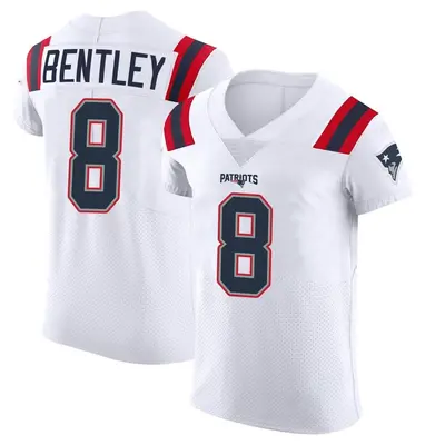 Men's Elite Ja'Whaun Bentley New England Patriots White Vapor Untouchable Jersey