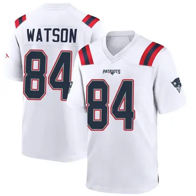 Men's Game Benjamin Watson New England Patriots White Jersey