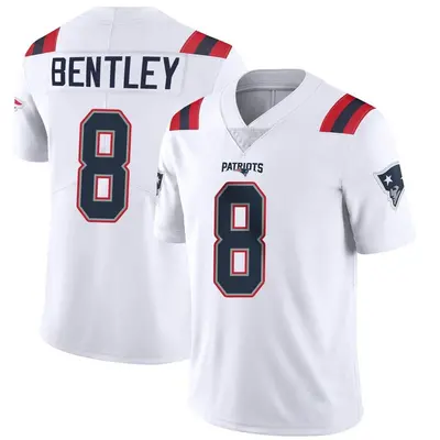 Men's Limited Ja'Whaun Bentley New England Patriots White Vapor Untouchable Jersey