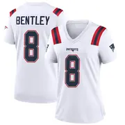 Women's Game Ja'Whaun Bentley New England Patriots White Jersey