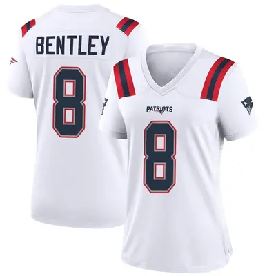 Women's Game Ja'Whaun Bentley New England Patriots White Jersey