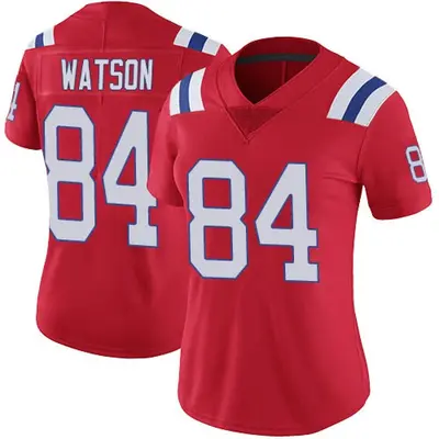 Women's Limited Benjamin Watson New England Patriots Red Vapor Untouchable Alternate Jersey