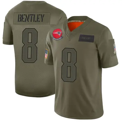 Youth Limited Ja'Whaun Bentley New England Patriots Camo 2019 Salute to Service Jersey